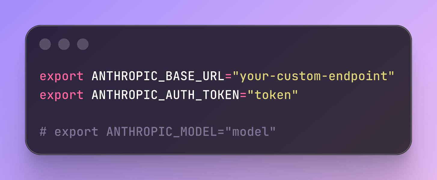 Anthropic Environment Variables Settings